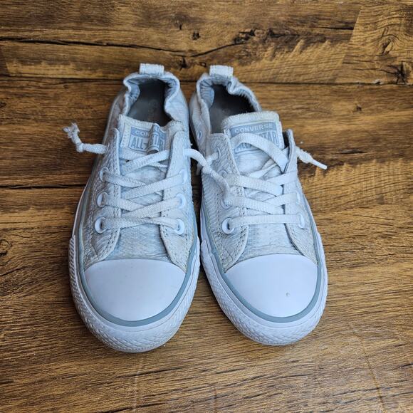 Converse All Stars White Shoreline pull on low top sneakers sz 7 womens - Picture 4 of 11